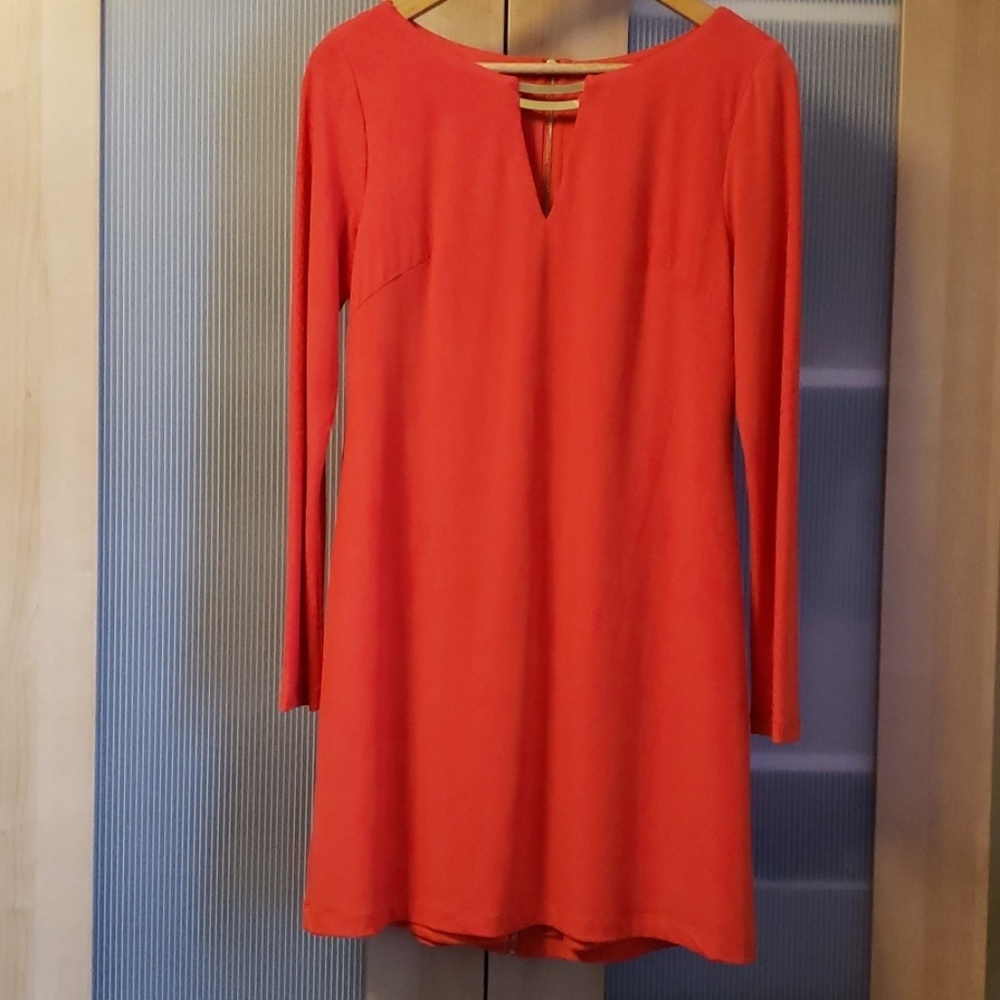 Vince Camuto Long Sleeve Shift Dress